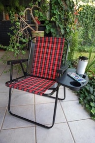 Cadeira Xadrez Carmin Mor - Conforto e Estilo para Qualquer Ambiente - imagem 3