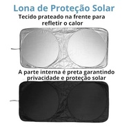 Protetor Solar Universal Dobrável para Para-brisa: Proteção UV e Frescor para Seu Carro - imagem 4