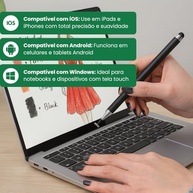 Caneta Touch Stylus Universal Premium MyBrins: Precisão e Versatilidade para seu Tablet e Celular - imagem 5