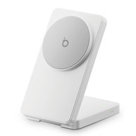 Carregador Sem Fio Basike 15W Magnético: Carregamento Rápido e Seguro para iPhone e AirPods (Branco) - imagem 1