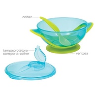 Buba Kit Refeição com Colher Azul - Seguro, Prático e Ideal para Bebês - imagem 3