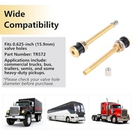 Kit 10 Hastes de Válvula TR572 Latão para Caminhões e Ônibus - Segurança e Durabilidade - imagem 4
