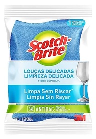 Scotch-Brite Esponja Não Risca Azul - Limpeza Segura e Eficiente para Superfícies Delicadas - imagem 2