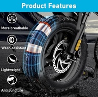 Pneu Scooter Elétrica 100/65-6.5 Off-Road: Aderência e Segurança para VSETT, Dualtron e Mais - imagem 4