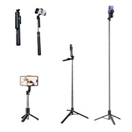 Tripé Bastão Selfie 1,70m 3 em 1 com Controle Bluetooth 360° | Ideal para Reels, TikTok e Gravações - imagem 1
