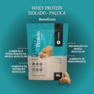 Housewhey Whey Protein Isolado Sabor Paçoca 900g: Energia e Sabor para Seus Treinos - imagem 3