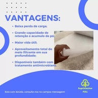 Manta Filtrante G3/G4 para Cabine de Pintura e Exaustor - Alta Performance 1500x20000x25mm - imagem 3