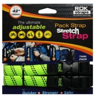 Par de Cintas Elásticas Rok Straps Médio Verde Fluorescente: Fixação Segura e Versátil para Cargas - imagem 2
