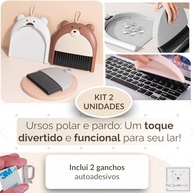 Escova Pazinha Vassourinha KIT 2 CONJUNTOS - Mini Pá e Vassoura Fofa para Limpeza Leve e Divertida - imagem 5