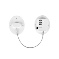 Trava de Segurança com Senha para Gavetas, Portas e Armários - Proteção Inteligente para Bebês e Crianças (Branco) - imagem 1