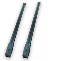 Rack Teto Travessa Slim Alumínio Preto para Captiva - Bagageiro GM - imagem 3