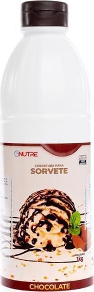 Cobertura Para Sorvete Chocolate 1Kg Gnutre - imagem 1