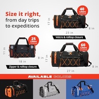 Bolsa Esportiva Impermeável KRONOX 60L: Aventura e Segurança para Sua Moto - imagem 3