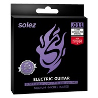 Encordoamento Guitarra 0.11 SLG11 Solez: Som Incrível e Durabilidade para Músicos - imagem 1