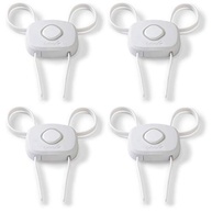 Safety 1st OutSmart™ Flex Lock Branco - Proteção Inteligente para Armários (Pacote com 4) - imagem 2