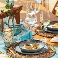 Conjunto Oxford Pratos Rasos 26cm - 6 Peças Cerâmica Premium para Jantar Sofisticado - imagem 3