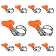 Kit 10 Abraçadeiras Metal Borboleta 3/4" (13-19mm) para Mangueiras de Gás, Jardim e Irrigação - imagem 2