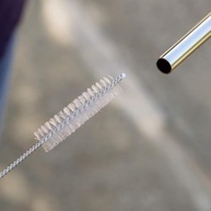 Kit Escova para Limpeza de Canudos 3 Unidades - 20cm Flexível com Cerdas Macias - imagem 2