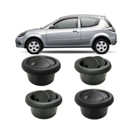 Kit 2 Difusores de Ar Preto para Ford Ka Hatch e Sedan (2008-2013) - Renove o Interior! - imagem 3