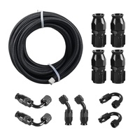 Kit Linha de Combustível PTFE E85 4AN 3m - Aço Inox e Nylon Preto para Alta Performance - imagem 1