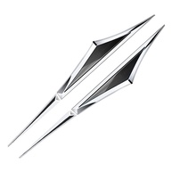 Emblema Lateral 3D Metal Liga de Zinco para Carro - Elegância e Durabilidade (Prata/Preto) - imagem 1