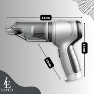 Aspirador de Pó Portátil LAYED Verde: Limpeza Compacta e Sem Fio para Casa e Carro - imagem 3