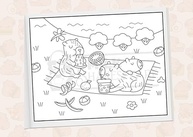 Cute & Relax: Livro de Colorir com Capivaras Fofinhas para Relaxar e Criar - imagem 3