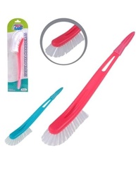 Escova para Mamadeira Premium 28cm - Cerdas Macias Rosa/Azul - imagem 5