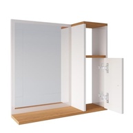 Conjunto Gabinete + Espelheira para Banheiro Deca Aqua - Design Moderno e Organização Inteligente - imagem 5