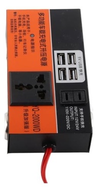 Inversor de Potência 1500W: Carro 12V/24V para 220V com 4 USB - Energia Confiável em Movimento! - imagem 5