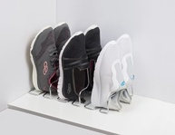 Passerini - Organizador de Calçados em Aço Inox | Sapateira Moderna para Armário - Kit com 2 Unidades - imagem 2