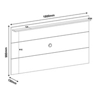 Painel com Suporte para TV até 60" SLIM em Madeira Pinho - Design Moderno e Funcionalidade Completa - imagem 3