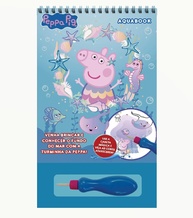 Aqua Book Peppa Pig: Diversão Mágica com Água para Pequenos Artistas! - imagem 1