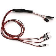 Kyosho 97054-4CR: Unidade de Luz LED 5mm para Fazer MK2 - Iluminação Personalizada! - imagem 2
