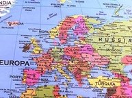 Mapa Poster Europa 117x89cm: Detalhado, Plástico, Ideal para Estudo e Decoração - imagem 4