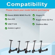 Pneu Sólido 8.5x3.0 para Scooter Elétrica: Xiaomi M365, Zero 8/9, VSETT 8/9, Kugoo e Dualtron Mini - Preto (2 Peças) - imagem 3