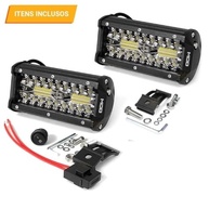 Barra de LED 120W 6500K 7" 8D: Iluminação Potente para Seu Veículo Off-Road - imagem 5