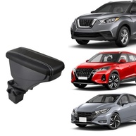 Apoio de Braço Premium Courvin Preto com Costura Branca para Nissan Kicks (Todos os Modelos) - imagem 3
