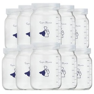 Kit com 14 Potes de Vidro para Leite Materno 200ml com Graduação - Segurança e Pureza na Amamentação - imagem 2
