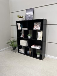 Estante Organizadora com 10 Nichos BOOK em Preto - Design Moderno e Versátil para Qualquer Ambiente - imagem 4