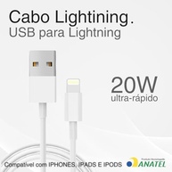 Cabo USB Reforçado para iPhone: Carregamento Rápido e Transferência de Dados Premium - imagem 3