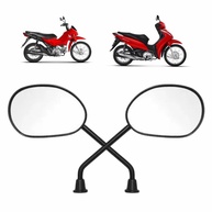 Par de Retrovisores para Honda Biz 100, 110, 110i e Pop 100, 110i - Segurança e Estilo - imagem 1