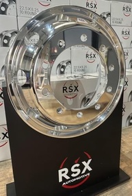 Roda de Alumínio 22.5" Auto Brilho Borda Larga RSX: Estilo e Performance para seu Veículo - imagem 5