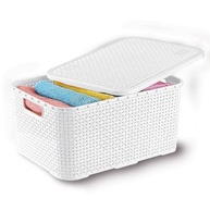 Cesto Organizador Rattan Rosa Baby - Design Elegante e Prático para Casa - imagem 4