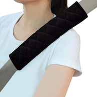 Conforto ao Dirigir: Capa Protetora para Cinto de Segurança Automotivo (Kit 2 Peças) - Preta - imagem 1