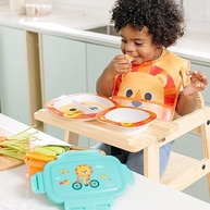 Pratinho Bubazoo Leão da Buba - Seguro, Durável e Ideal para Bebês - imagem 3