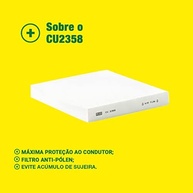 Filtro de Cabine MANN-FILTER CU 2358: Ar Puro e Saúde para seu Honda - imagem 3