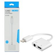 Adaptador Lightning para P2 e Carregamento: Ouça e Carregue Seu iPhone Simultaneamente! - imagem 1