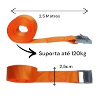 Kit 2 Fitas de Amarração Prenda Carga 120kg - Segurança e Praticidade para Seu Transporte - imagem 3