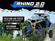 Eixo Rhino 2.0 SuperATV: Potência e Durabilidade para seu Polaris RZR XP Turbo (2016+) - imagem 5